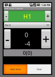 メニューボタンを押すとメニューが表示