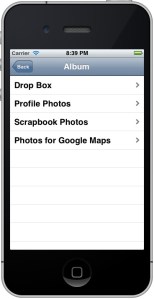 Album一覧（iPhone）